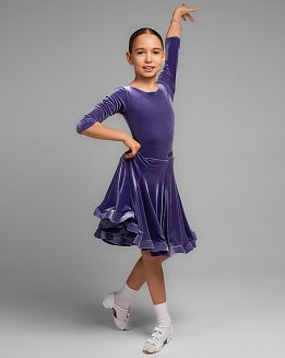 Girls Basic Dress velvet 007